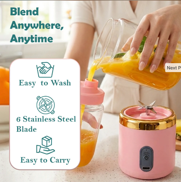 Portable mini blender
